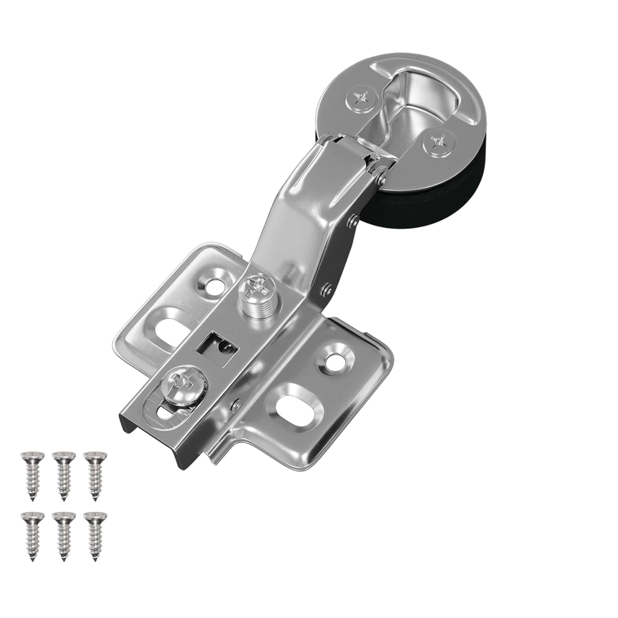 Vidaxl scharnier 12 pcs zilver 35 mm ijzer