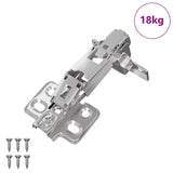 Vidaxl scharnier 126 pcs nikkel 139 x 64,1 x 10 mm ijzer