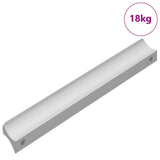 Vidaxl handvat effen 828 pcs zilver 105.7 x 7.4 x 15.5 mm aluminium