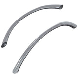 Vidaxl handvat 2 pcs zilver 107 x 3.6 x 23 mm roestvrij staal
