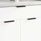 Vidaxl handvat 2 pcs zwart 120 x 39.6 x 17 mm aluminium