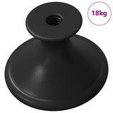 Vidaxl handvat 1461 pcs zwart ø30 mm aluminium