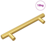 Vidaxl kasthandgreep 510 pcs goud 150 mm roestvrij staal