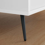 Vidaxl staande voeten 12 pcs zwart 56 x 56 x 100 mm ijzer
