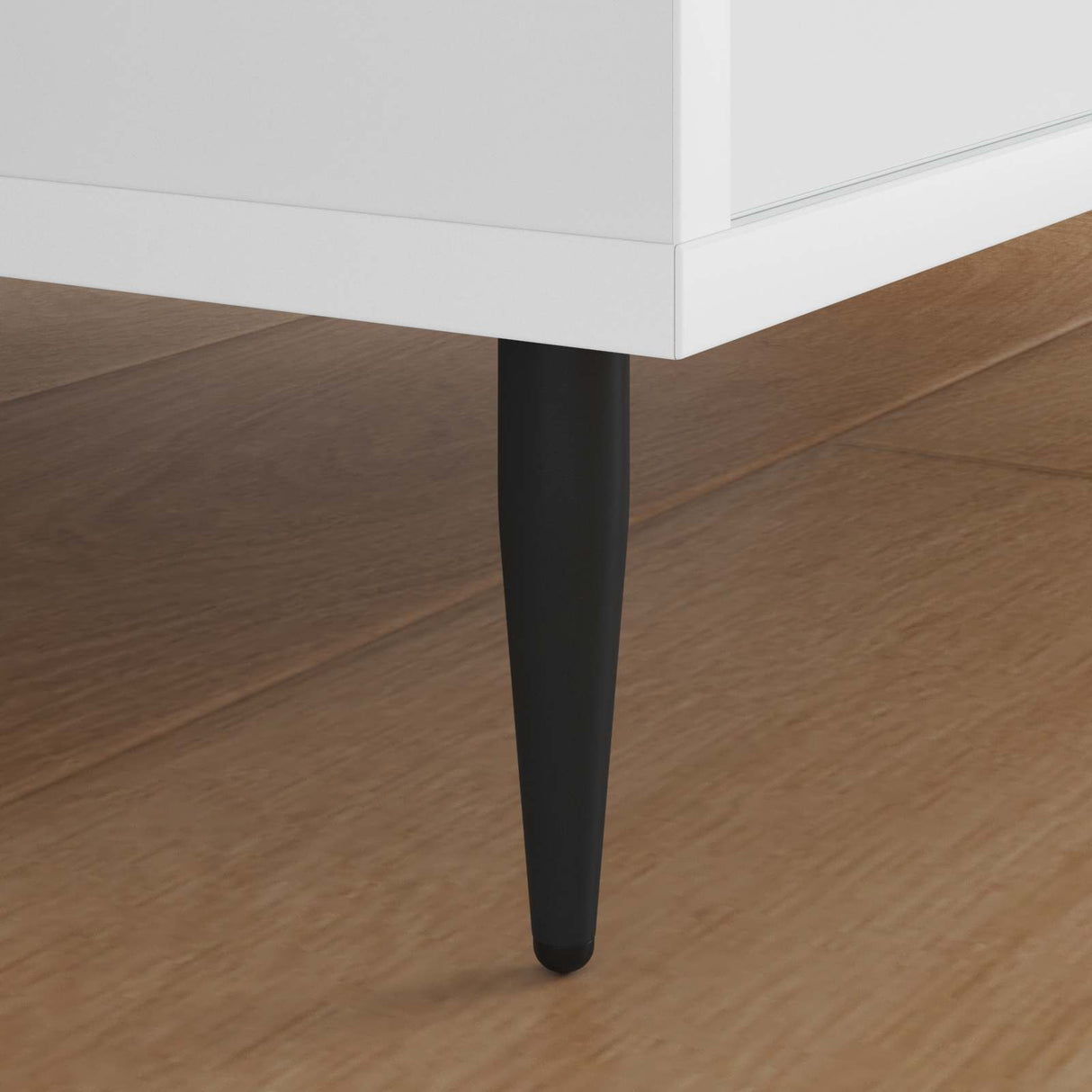 Vidaxl meubelpoten 12 pcs zwart ø 40 x 98 mm ijzer