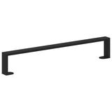 Vidaxl meubelpoten 2 pcs zwart 596 x 40,5 x 100 mm ijzer