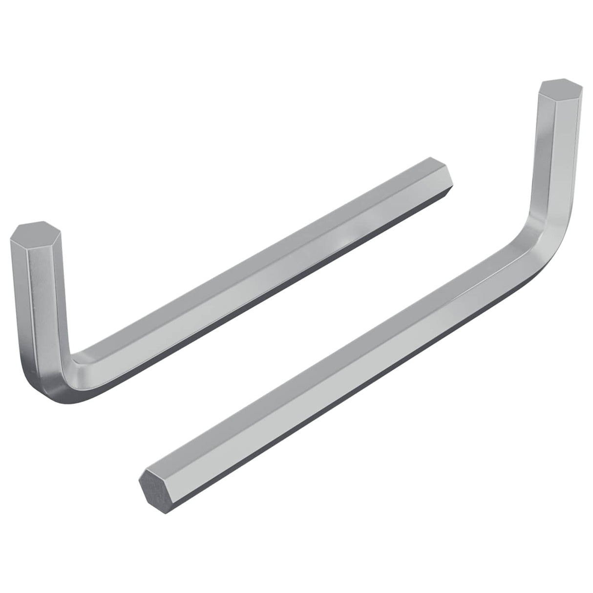 Vidaxl zeskantsleutel 2 pcs zilver 32 x 86 mm staal