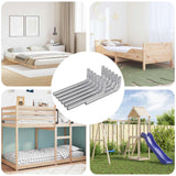 Vidaxl zeskantsleutel 1800 pcs zilver 32 x 86 mm staal