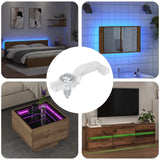 Vidaxl led strip clips 12 pcs doorzichtig 23,8 x 7,3 x 4,3 mm