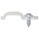 Vidaxl led strip clips 12 pcs doorzichtig 23,8 x 7,3 x 4,3 mm