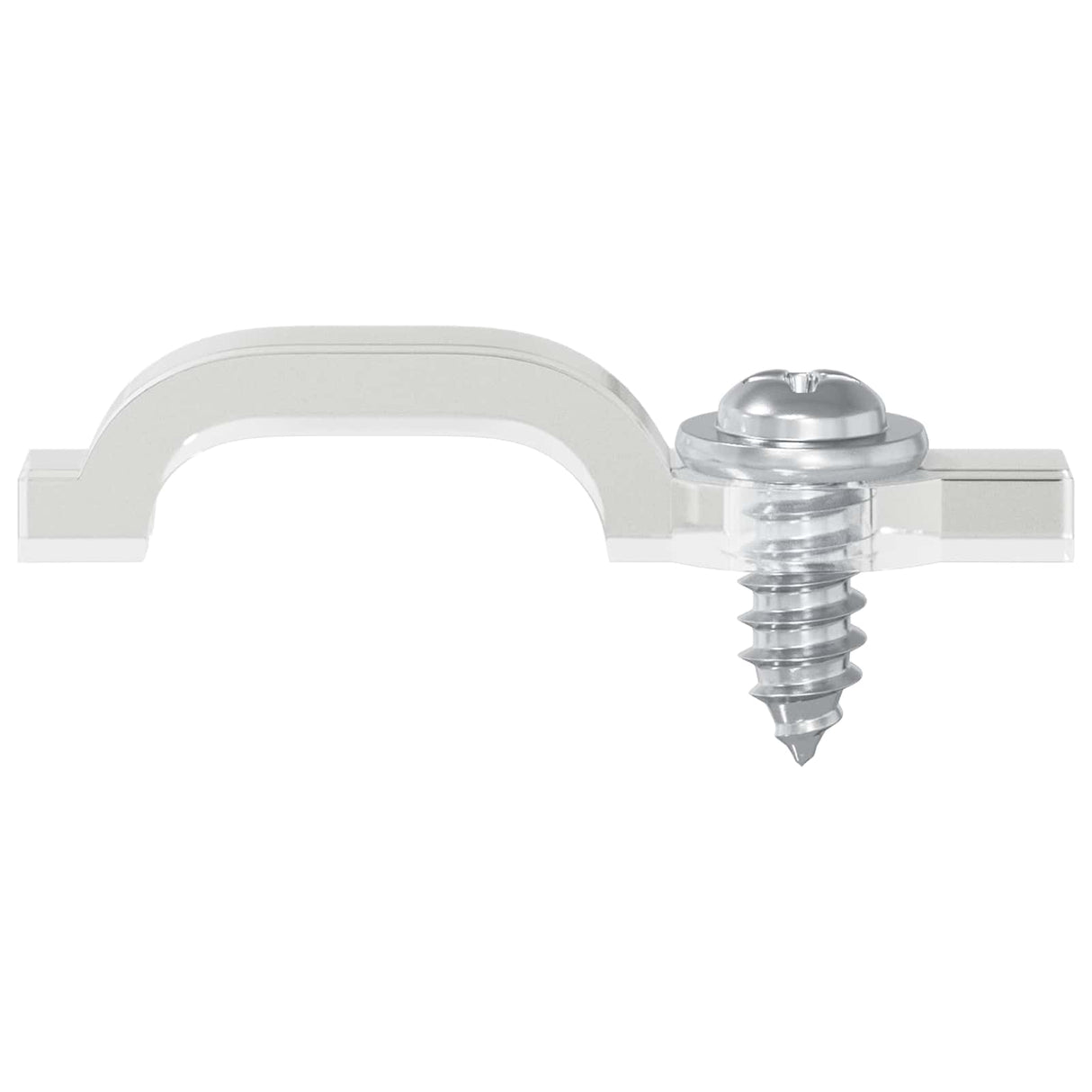 Vidaxl led strip clips 12 pcs doorzichtig 23,8 x 7,3 x 4,3 mm