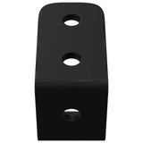 Vidaxl haken 12 pcs zwart m5 x 110 mm ijzer