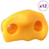 Vidaxl klimgreep 12 pcs geel 100 x 67 x 43 mm pp