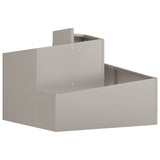 Vidaxl tuin bloempot bruin 60 x 60 x 50 cm cortenstaal