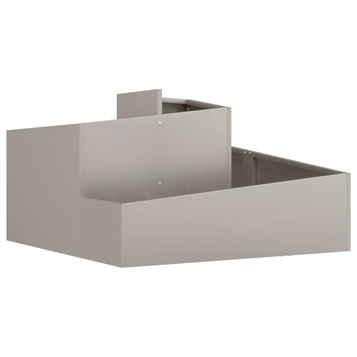 Vidaxl tuin bloempot bruin 80 x 80 x 50 cm cortenstaal