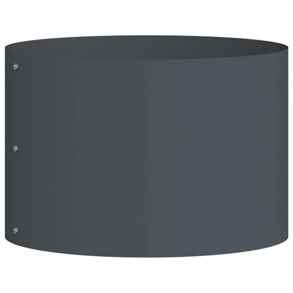 Vidaxl plantenring antraciet 30 x 30 x 20 cm koudgewalst staal