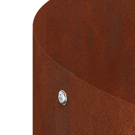 Vidaxl plantenring bruin 30 x 30 x 20 cm cortenstaal
