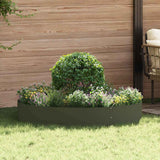 Vidaxl plantenring 5 pcs olijf groen 120 x 120 x 20 cm