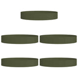 Vidaxl plantenring 5 pcs olijf groen 120 x 120 x 20 cm