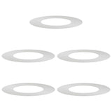 Vidaxl geschikt voor platte boomringen 5 pcs zilver ø40 70 cm