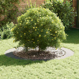 Vidaxl geschikt voor platte boomringen 5 pcs zilver ø90 120 cm