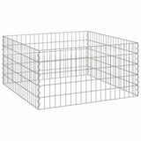 Vidaxl vierkante composter 100 x 100 x 50 cm ijzer