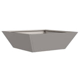 Vidaxl tuin bloempot 5 pcs roestig 50 x 50 x 15 cm cortenstaal