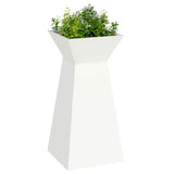 Vidaxl pilaar plantenbak 2 pcs wit 35 x 35 x 73 cm