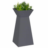 Vidaxl pilaar plantenbak 2 pcs antraciet 35 x 35 x 73 cm