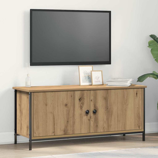 Vidaxl tv-kast 100 x 35 x 45 cm artisan eiken bewerkt hout