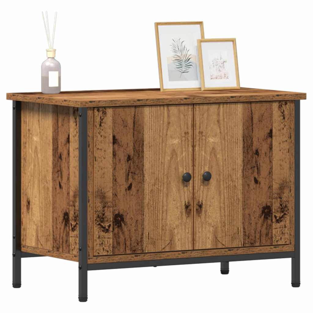 Vidaxl tv-kast 60 x 35 x 45 cm oud hout bewerkt hout