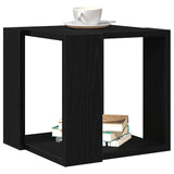 Vidaxl salontafel zwart eiken 32 x 32 x 30 cm bewerkt hout