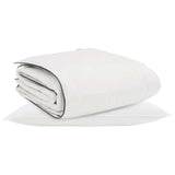 Vidaxl winter dekbed met kussen 2 pcs wit donsveertjes