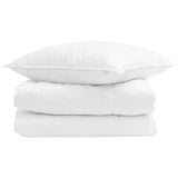 Vidaxl zomer dekbed met kussen 2 pcs wit donsveertjes