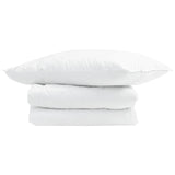 Vidaxl zomer dekbed met kussen 2 pcs wit donsveertjes