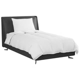 Vidaxl zomer dekbed met kussen 2 pcs wit donsveertjes