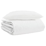 Vidaxl winter dekbed met kussen 2 pcs wit donsveertjes