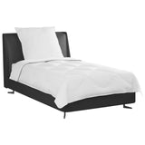 Vidaxl het duvet voor elk seizoen met kussen 2 pcs wit microvezel