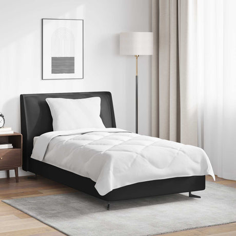 Vidaxl dekbed met kussen 2 st wit microvezel