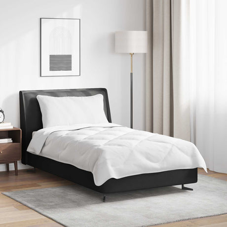 Vidaxl dekbedset met kussen 2 st wit microvezel