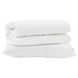 Vidaxl dekbed set met kussen 2 pcs wit microfibre