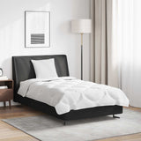 Vidaxl dekbed set met kussen 2 pcs wit microfibre