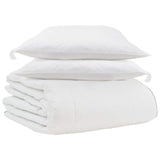 Vidaxl winter dekbed met kussen 3 pcs wit donsveertjes