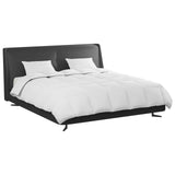 Vidaxl winter dekbed met kussen 3 pcs wit donsveertjes