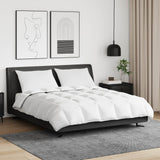 Vidaxl winter dekbed met kussen 3 pcs wit donsveertjes