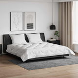 Vidaxl zomer dekbed met kussen 3 pcs wit microfibre