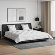 Vidaxl dekbed met kussen 3 st wit microfibre