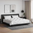 Vidaxl dekbed met kussen 3 st wit microfibre