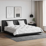 Vidaxl dekbed met kussen 3 st wit microvezel