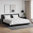 Vidaxl dekbed met kussen 3 st wit microvezel